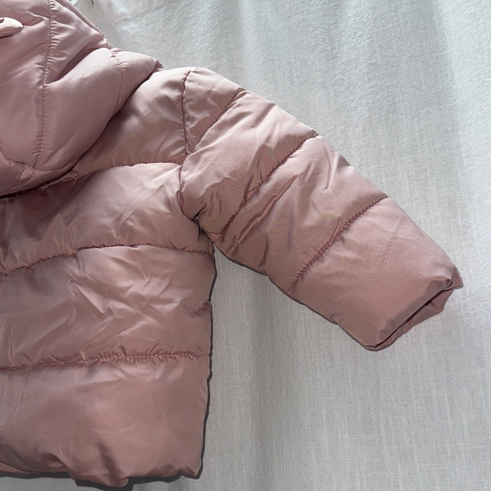Old Navy Light Pink Kids Puffer Jacket - Picture 12 of 14